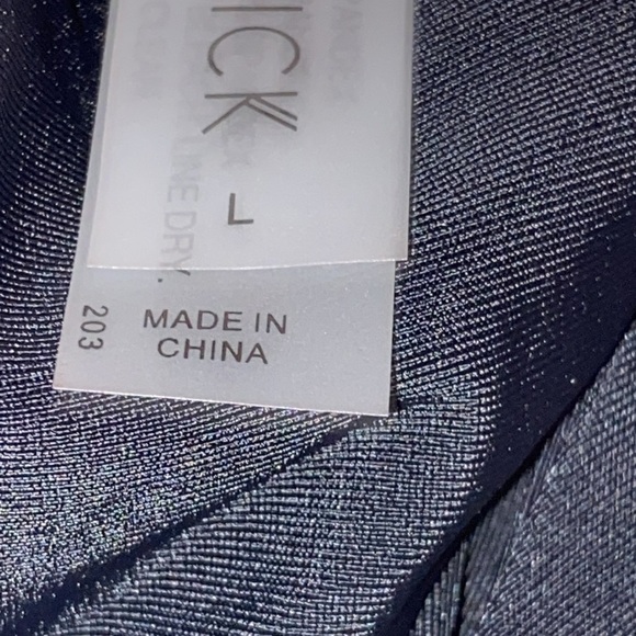 HOLIPICK WO SIZE LARGE BLACK MESH SHEER INSET RUCHED MIDDLE ONE PIECE SWIMSUIT - Picture 3 of 13